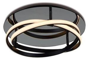 M5812 Infinity Dimmable LED Flush Ceiling Light In Brown Oxide