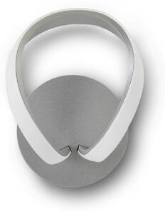M4988 Knot LED Wall Light In Silver And Chrome
