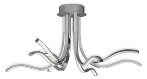 M6105 Corinto LED 8 Light Ceiling Pendant/Semi Flush Light In Silver/Chrome