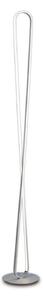 M5987 Bucle LED Floor Light In Silver