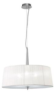 Mantra M4639 Loewe 3 Light Single Ceiling Pendant With Shade In Chrome