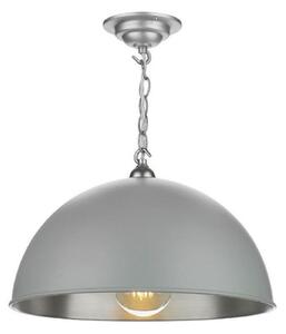 David Hunt Lighting EAL0199-07-17-C13 Ealing 1 Light Small Ceiling Pendant In Powder Grey