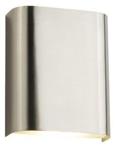 Searchlight 8582-2SS LED Rectangular Wall Light In Satin Silver