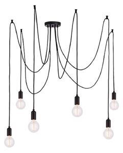 Endon 76583 Studio 6 Light Ceiling Pendant In Matt Black