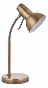 Endon 76646 Amalfi Task Table Lamp In Antique Brass Plate