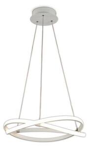 M5990 Infinity Dimmable LED Medium Ceiling Pendant Light In White