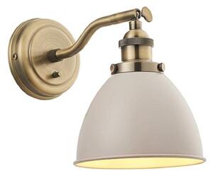Endon 76330 Franklin 1 Light Wall Light In Satin Taupe