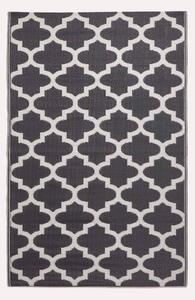 Homescapes Waterproof Black & White Outdoor Rug Geometric 120 x 180 cm