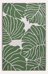 Homescapes Waterproof Green Outdoor Rug Botanical Leaf 120 x 180 cm