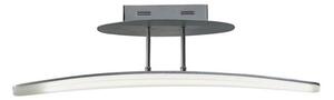 Mantra M4083 Hemispheric LED Semi Flush Ceiling Light In Satin Aluminium
