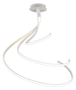 M6007 Nur XL Curl Semi Flush Ceiling Light In White