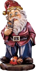 Gnome boss wooden statue from lime wood