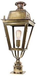 Balmoral 425SP Traditional Solid Brass Short Pillar Lamp - product_finish:Polished Brass