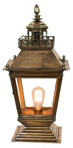 Chateau 501 Traditional Solid Brass Gate Post Lantern - product_finish:Antique