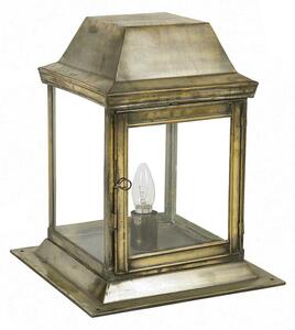 Strathmore 464 Traditional Solid Brass 1 Light Exterior Gate Lantern - product_finish:Antique