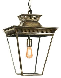 492B Medium Pagoda 1 Light Exterior Hanging Light - product_finish:Light Antique