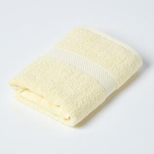 Homescapes Lemon Guest Towel 100% Turkish Cotton