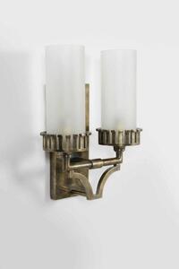 Highlander 840 Traditional Solid Brass 2 Light Wall Light - product_finish:Light Antique