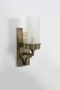 Highlander 839 Traditional Solid Brass 1 Light Wall Light - product_finish:Light Antique