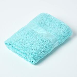 Homescapes Aqua Guest Towel 100% Turkish Cotton