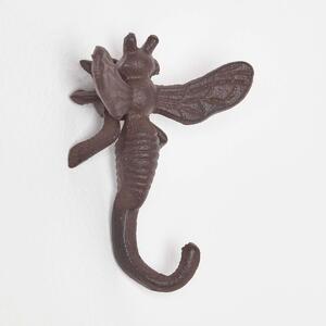 Homescapes Vintage Style Bumble Bee Cast Iron Coat Hook Hanger