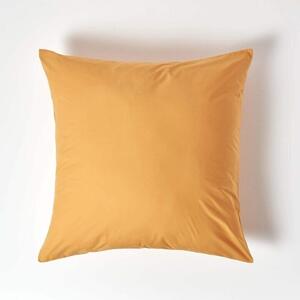 Mustard Yellow European Pillowcase Egyptian Cotton 200 TC, 60 x 60 cm