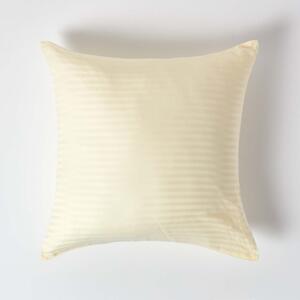 Pastel Yellow European Egyptian Cotton Pillowcase 330 TC, 60 x 60 cm