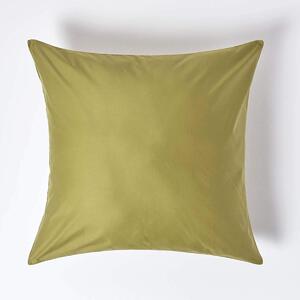 Olive Green European Pillowcase 1000 TC, 60 x 60 cm