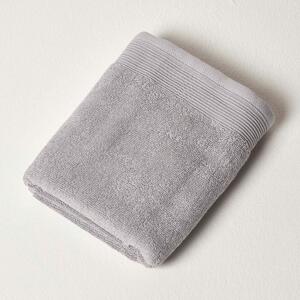 Homescapes 700 GSM Luxury 100% Cotton Dove Grey Hand Towel