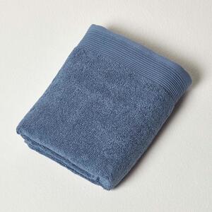 Homescapes 700 GSM Luxury 100% Cotton Denim Blue Hand Towel