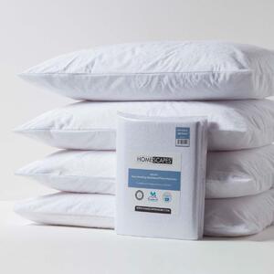 Homescapes Terry Towelling Set of 4 Waterproof Pillow Protectors