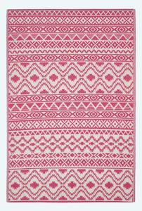 Homescapes Tia Geometric Pink Outdoor Rug Waterproof, 120 x 180 cm