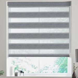 Zura Made To Measure Day Night Blinds Charcoal