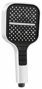 Showery® 7 Mode Water Saving Piano Shower Head, White