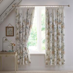 Dreams & Drapes Amelle Ready Made Pencil Pleat Curtains Green