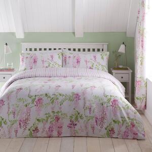 Dreams & Drapes Wisteria Duvet Cover Bedding Set Pink