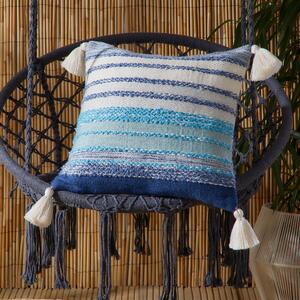 Drift Home Grayson 43cm x 43cm Outdoor Filled Cushion Blue