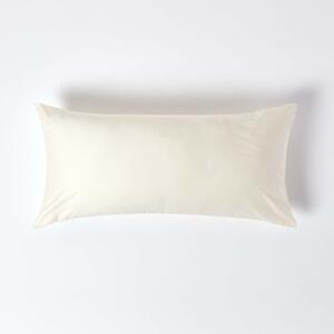 Cream European Egyptian Cotton Pillowcase 1000 TC, 40 x 80 cm