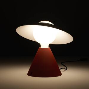 Stilnovo Fante LED table lamp, 2,700 K, red