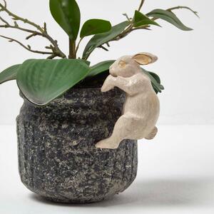 Homescapes Rabbit Pot Hangers - Pot Decoration Buddy