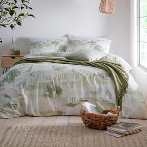 Edale Duvet Cover and Pillowcase Set Green Green