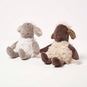 Homescapes Sheep Doorstop - Set of 2 - Animal Door Stops