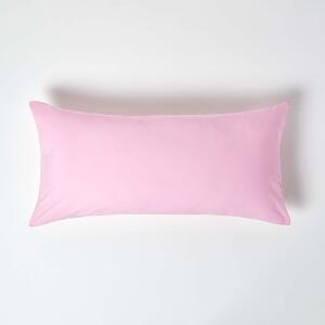 Pink European Egyptian Cotton Pillowcase 200 TC, 40 x 80 cm