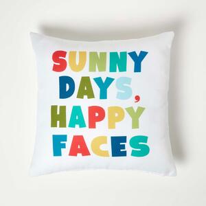 Homescapes Sunny Days Cushion for Garden Water Resistant 45cm