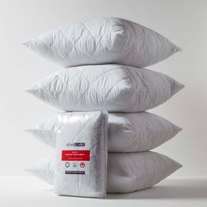 Homescapes Cotton Rich Quilted Pillow Protectors 60 x 60 cm, Pack of 4