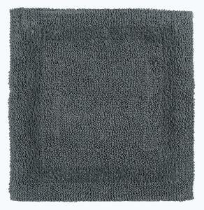 Homescapes Luxury Reversible Cotton Shower Mat - Grey