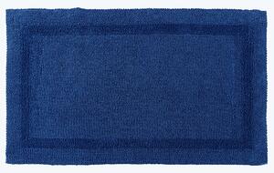 Homescapes Luxury Reversible Extra Large Bath Mat - Navy Blue