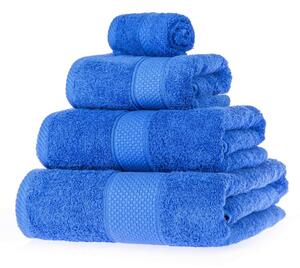 Homescapes Royal Blue Bath Towel Set 100 % Turkish Cotton