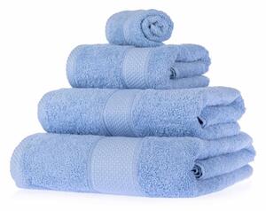 Homescapes Light Blue Bath Towel Set 100 % Turkish Cotton