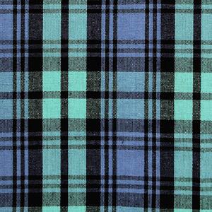 Homescapes Pure Cotton Black Watch Tartan Curtain Fabric Material